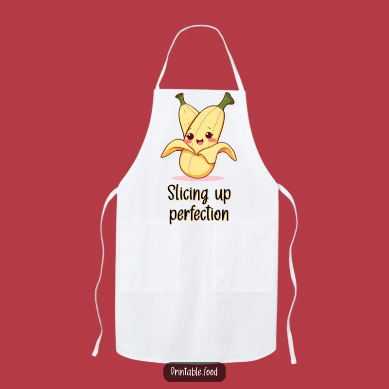 Funny Banana Peeling Apron - Mischievous Chef Humor Gear, Ideal Gift