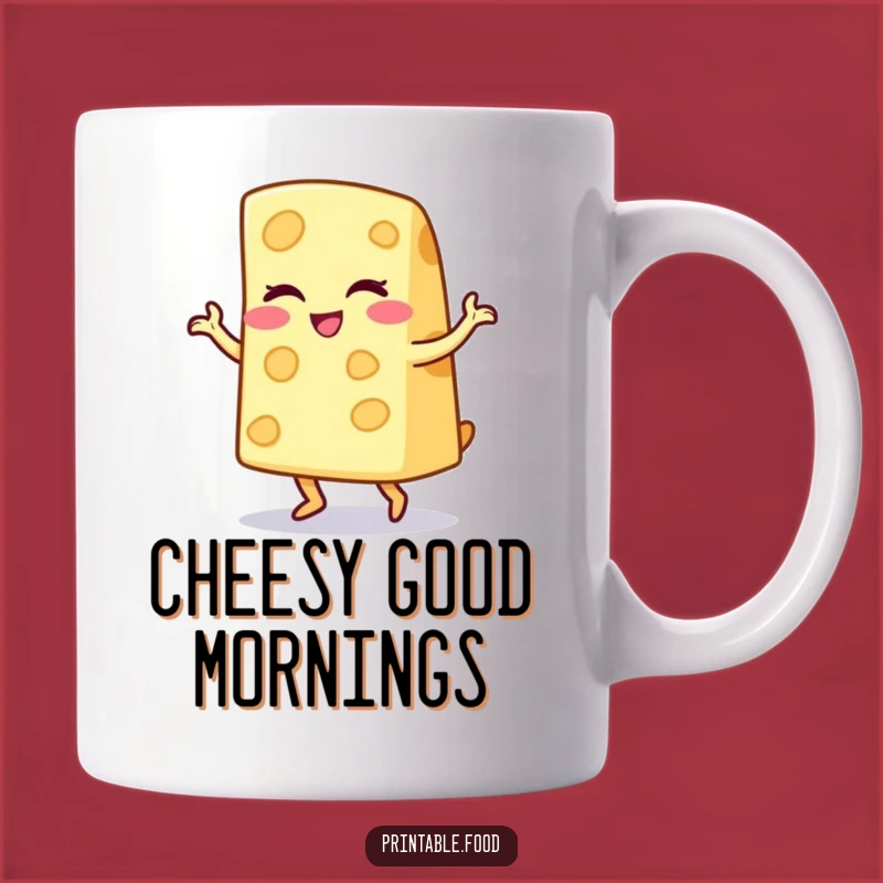 Funny Cheese Wedge Jig Mug: Hilarious Gift for Dairy Lovers