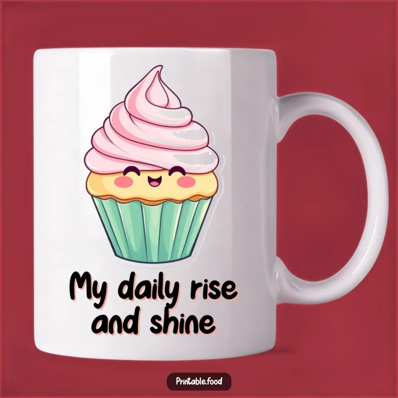 Funny Cupcake Frosting Rise Fall Mug - Hilarious Baking Gift for Dessert Lovers