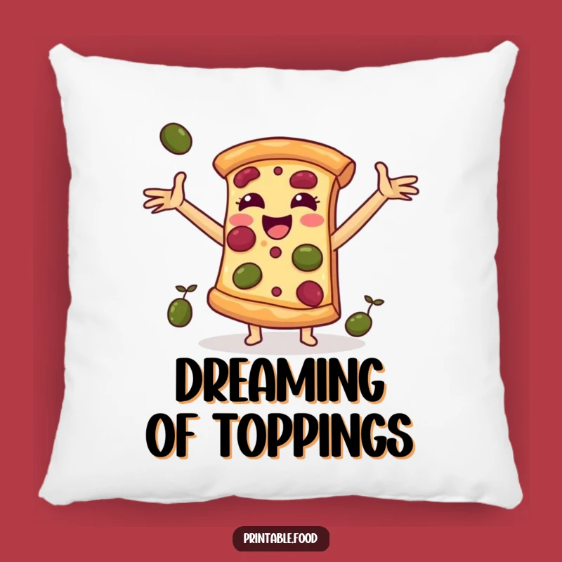 Funny Pizza Slice Pillow: Cozy Up with Cheesy Comfort!