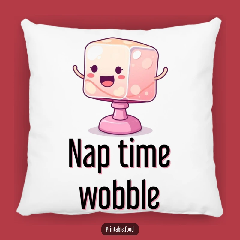 Funny Jelly Cube Pillow: Cozy Wobbly Comfort