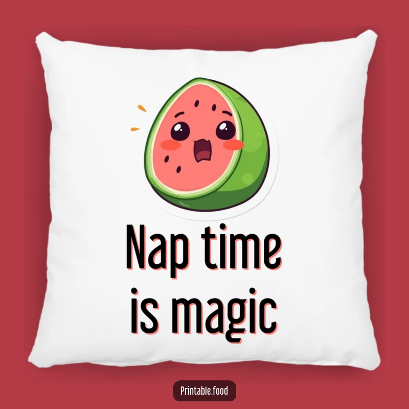 Funny Watermelon Surprise Pillow: Cozy Comfort with Refreshing Dreams