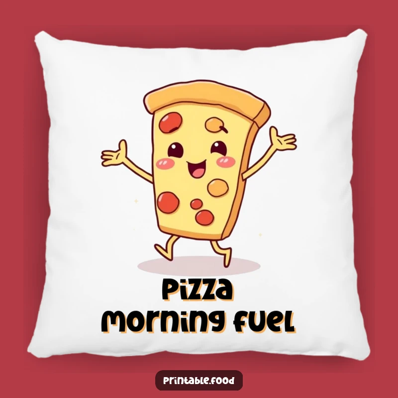 Funny Pizza Slice Dancing Pillow: Cozy Comfort with a Side of Delicious Fun