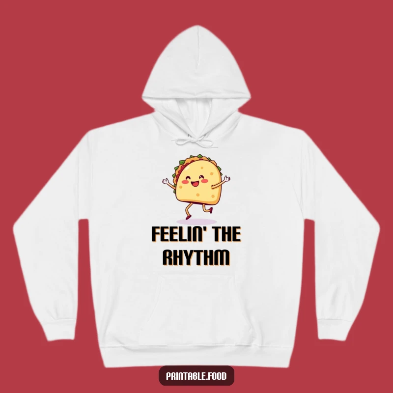 Funny Taco Salsa Hoodie - Cozy & Hilarious Fiesta Wear