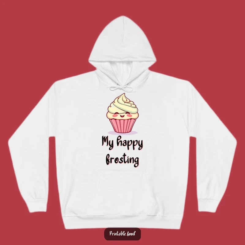 Funny Giggling Cupcake Hoodie: Cozy Frosty Sweatshirt, Ideal Sweet Gift