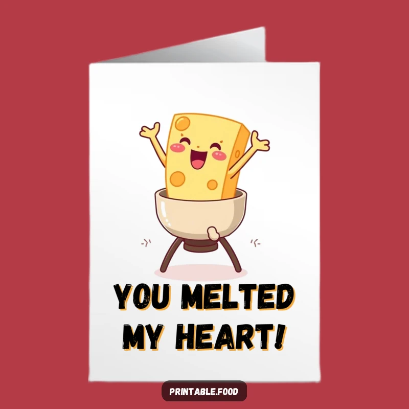 Free Printable Cheese Card: Funny Congrats, Cheesy Downloadable Gift!