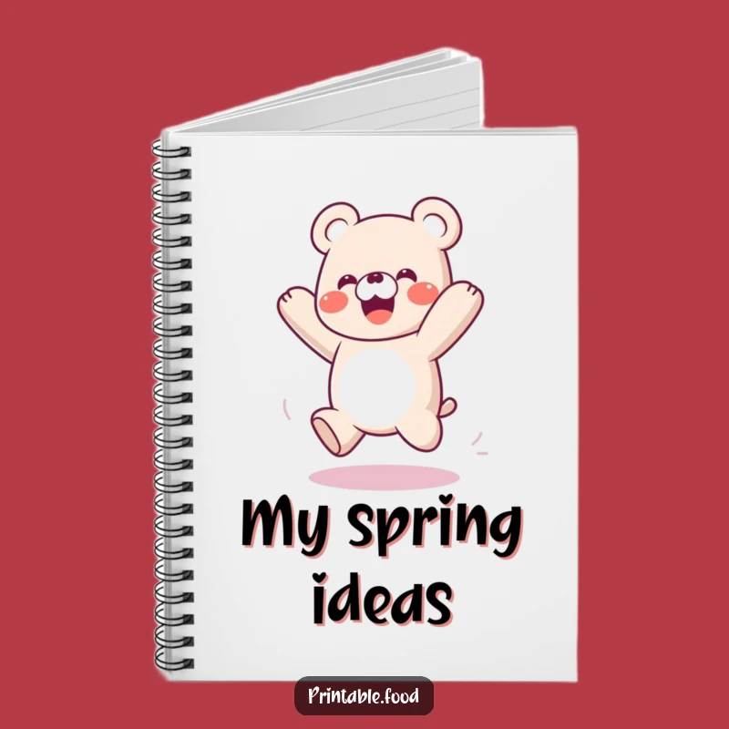 Funny Playful Gummy Bear Notebook: Bouncing Character Journal, Ideal Fun Gift