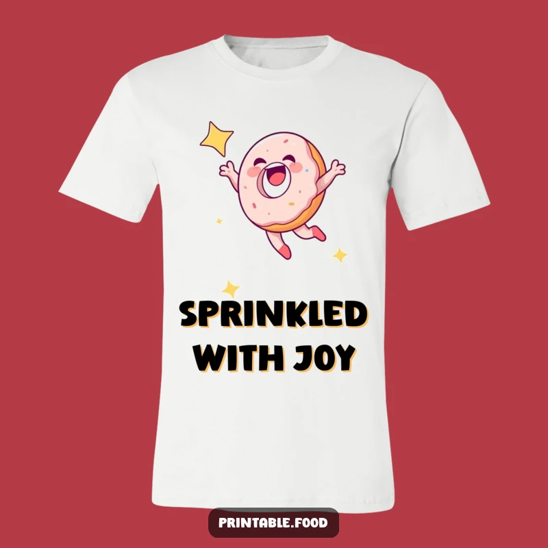Funny Doughnut Starry Sky T-Shirt - Hilarious Celestial Apparel