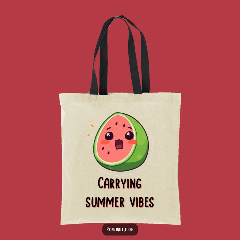 Funny Watermelon Surprise Tote Bag: Carry Your Amazement Everywhere